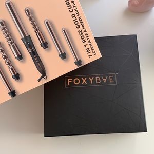 FoxyBae 🦊💕✨ ROSE GOLD TITANIUM 7-IN-1 CURLING WAND